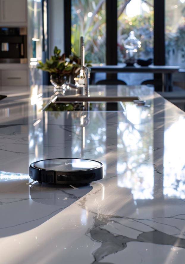 pulido abrillantado encimera mármol